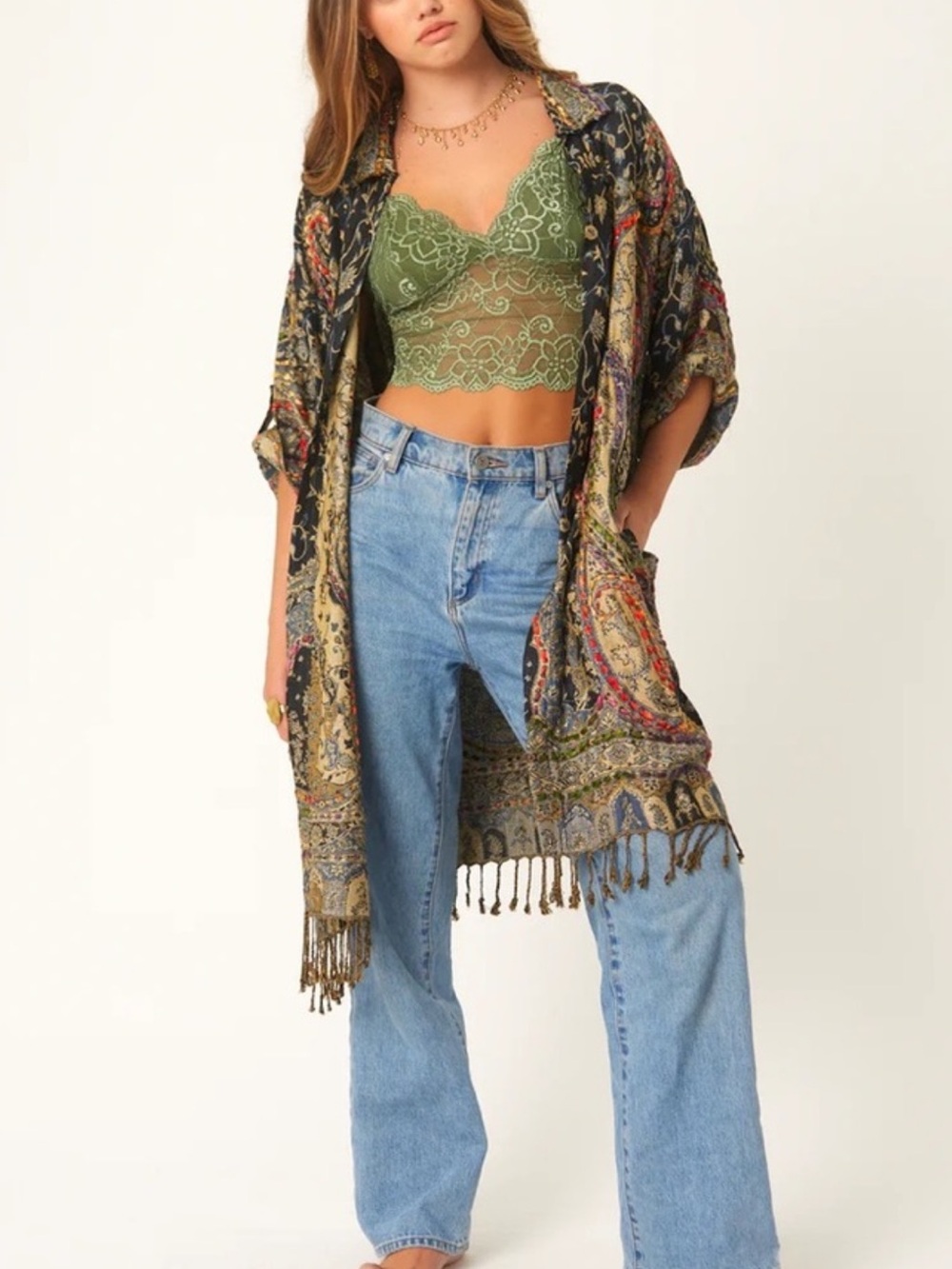 Tree of Life Thora jacket cardigan